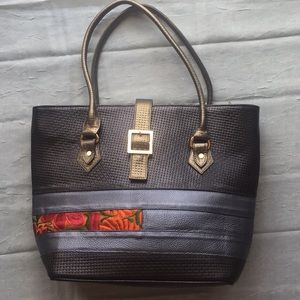 Leather Zipper Purse (Never Worn)
